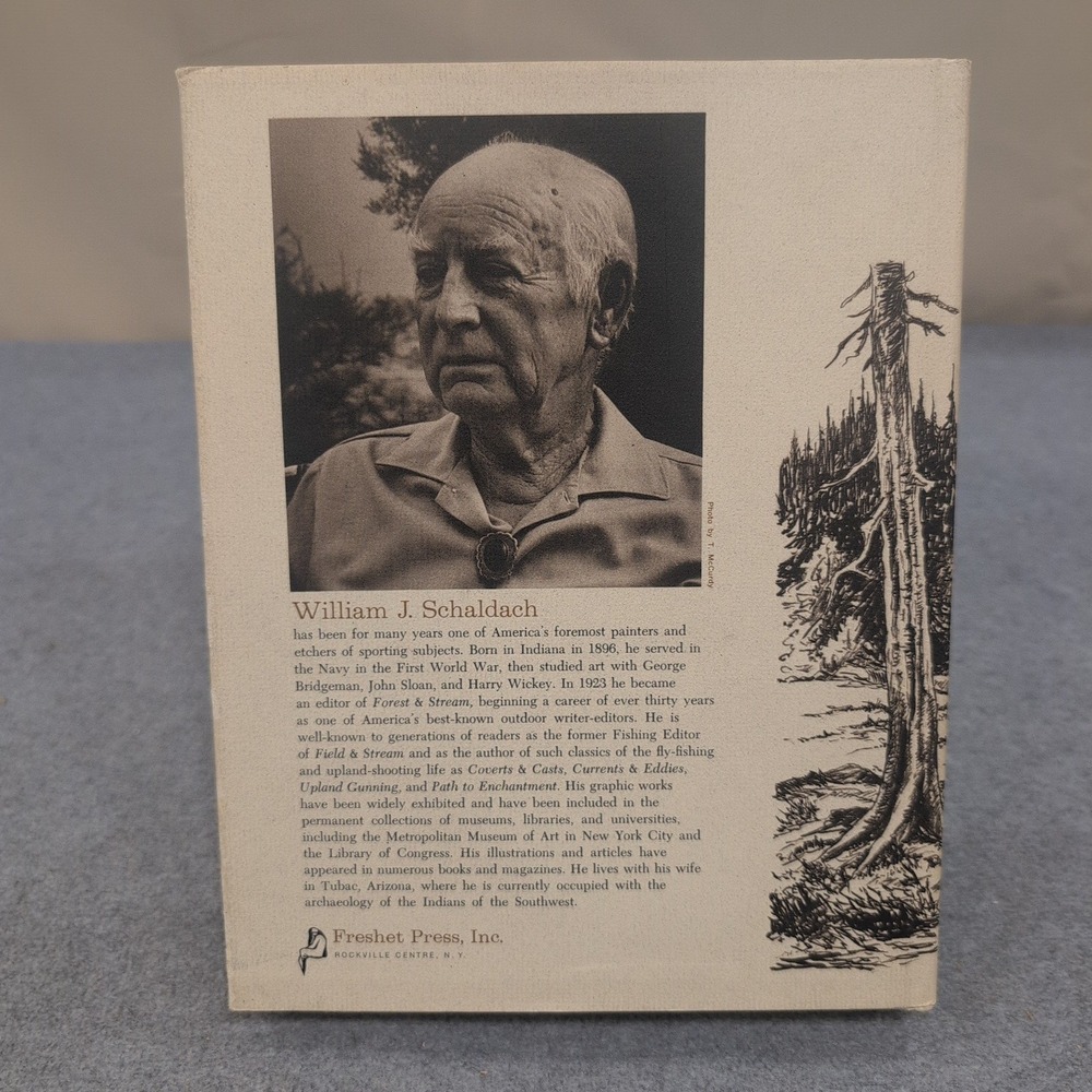 The Wind on Your Cheek William J Schaldach 1972 Freshet Press Sporting Art Book - Picture 2 of 6